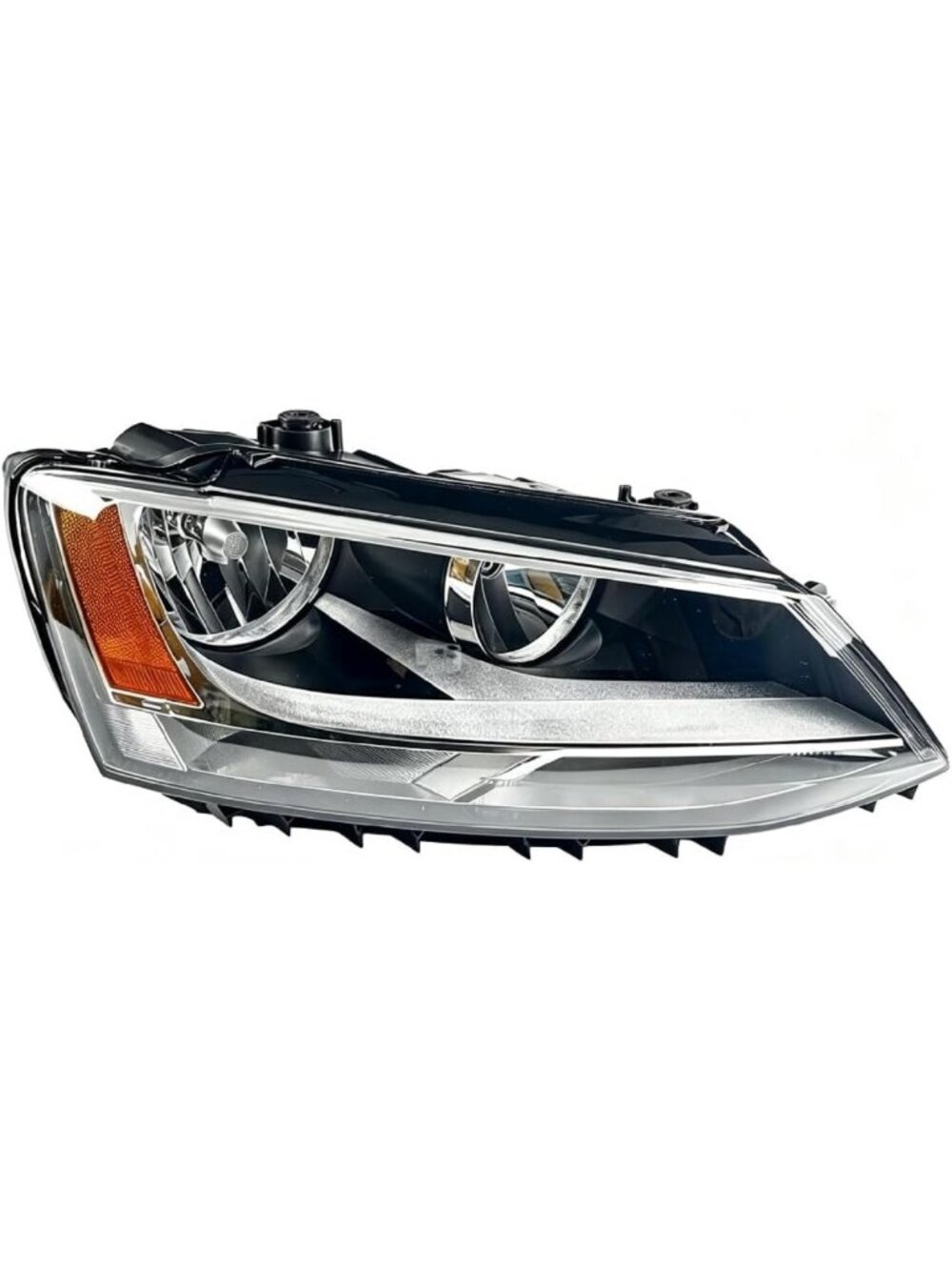 Passenger Side Headlight Assembly Replacement for 2011-2016 VW Jetta, Fits